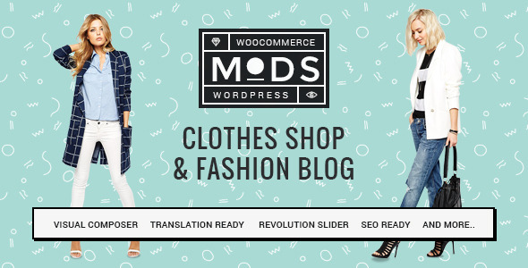 Fashion Blog Style Shop WP Theme