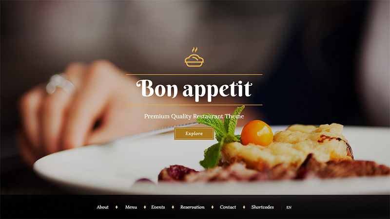 cooking blog site template