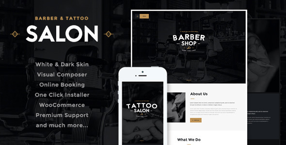 hairdresser website template