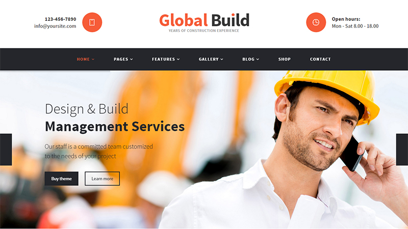 remodeling builings wordpress