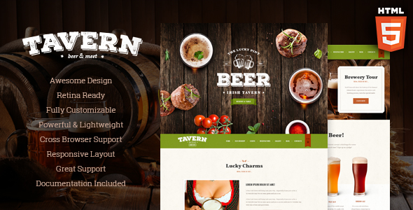 pub and restaurant website