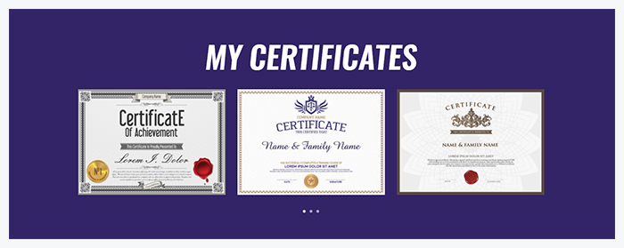 certificates