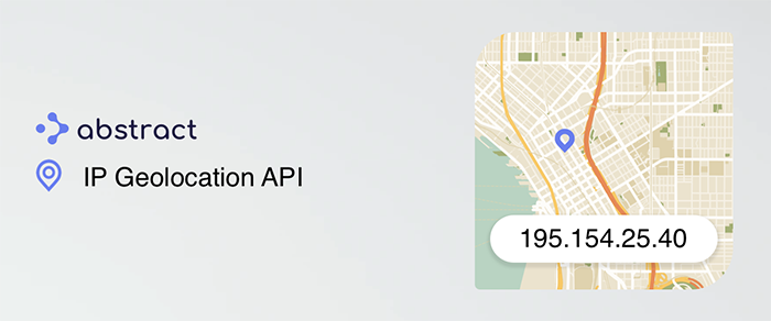 IP geolocation API