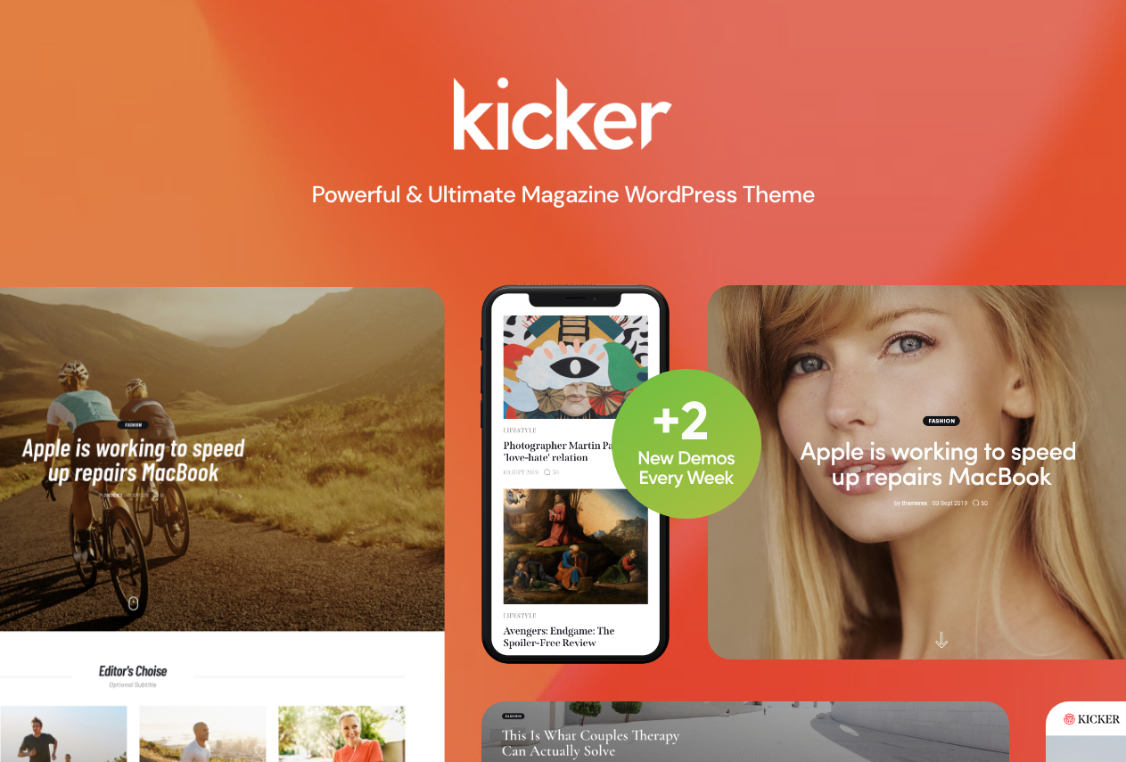 Axiomkicker - Multipurpose Blog Magazine WordPress Theme