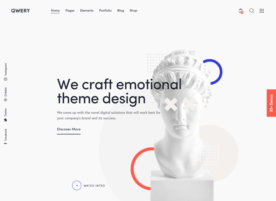 36. Qwery - Multi-Purpose Business WordPress Theme