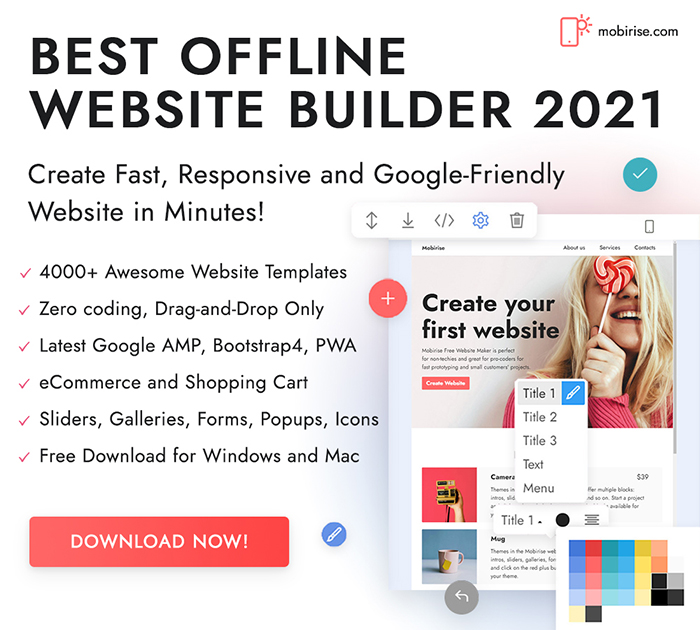 Mobirise Website Builder