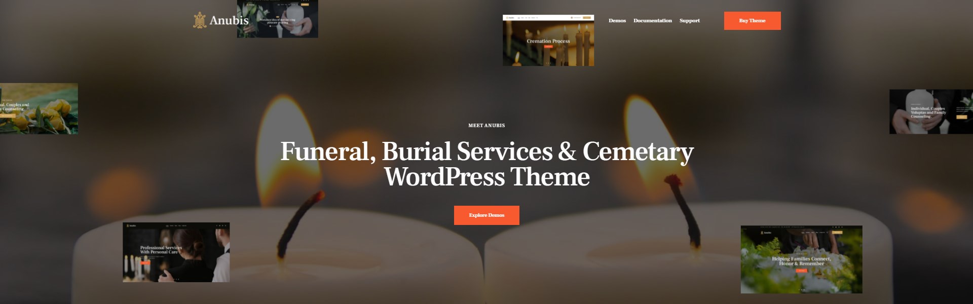 Anubis - Funeral & Burial Services WordPress Theme