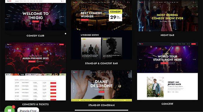 The Gig Review - Stand-up Club & Night Bar WordPress Theme